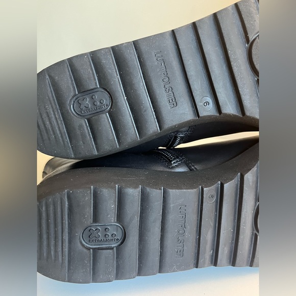 Ara Luftpolster Black Flat Ankle Boots, Size shows -6 - Picture 9 of 12